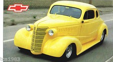 1938 Chevy Custom Chevy Coupe Spec Sheet Brochure 1938 Chevy Custom Chevy Coupe Spec Sheet Brochure