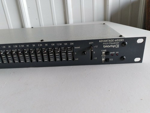 Advantage BiAmp mEQ301 Micro Equalizer Rack Mount **UNTESTED** - Picture 2 of 5