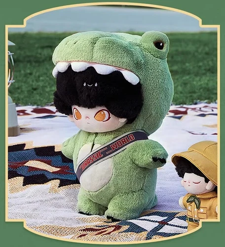 Popmart Dimoo Jurassic World Lovely Dinosaur 25cm/9.8" Cotton Doll Stuffed Toy - Bild 4 von 9