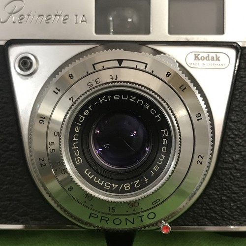 Kodak Retinette 1A w/Schneider 45mm f2.8 lens. Made In Germany. - Picture 18 of 19
