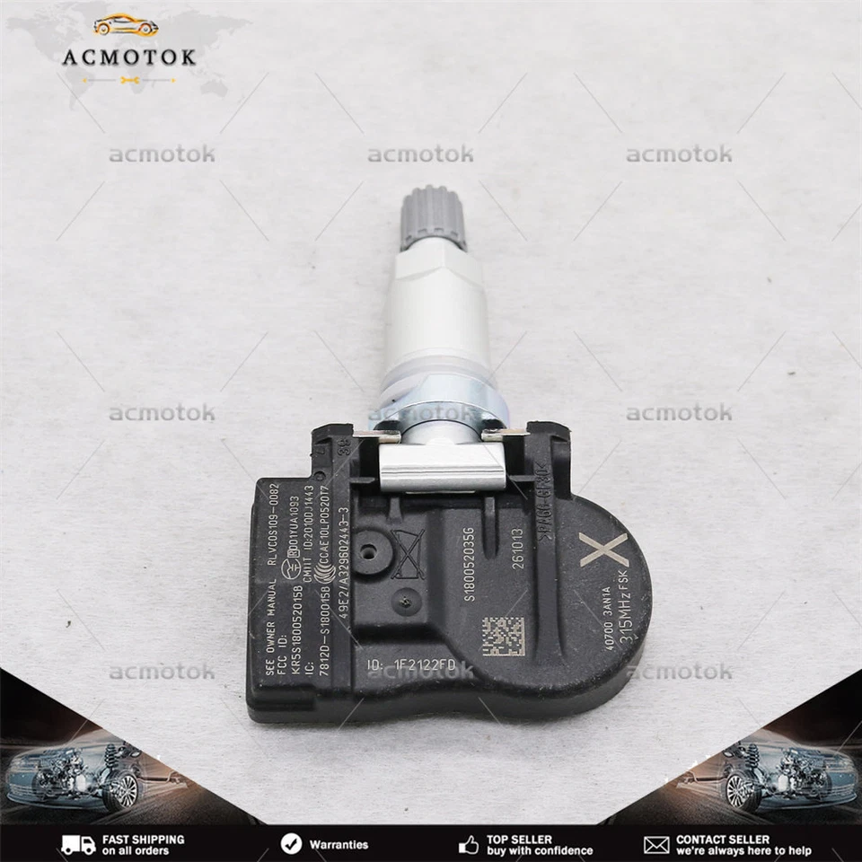 4x Sensor de presión de neumáticos TPMS 40700-3AN1A para Nissan con llave inteligente 315 MHz Foto 2 de 4