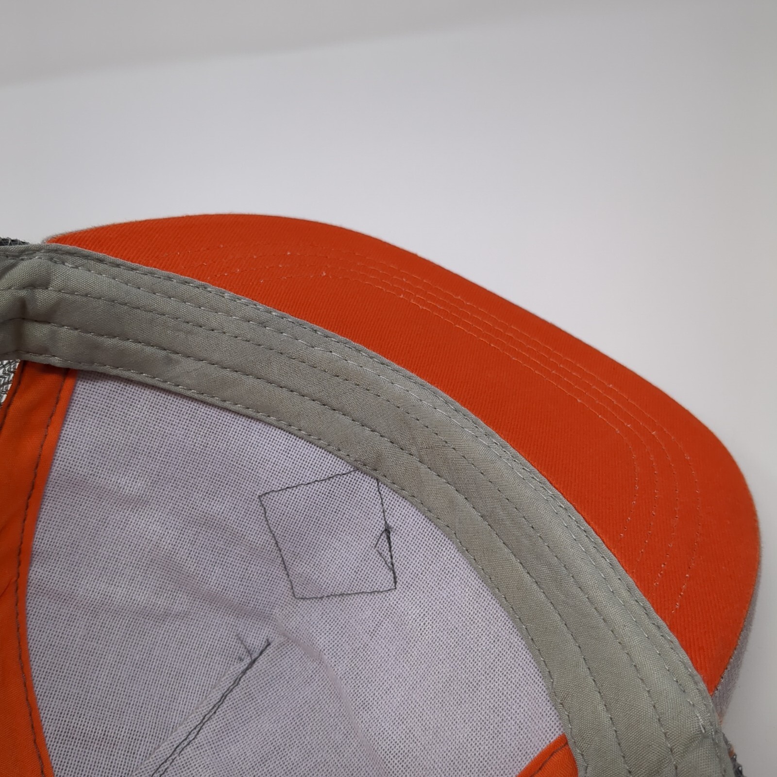 Explore Patch Snapback Mesh Back Trucker Hat Gray… - image 7