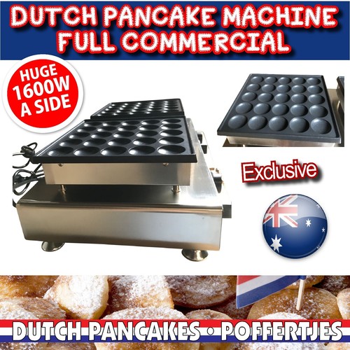 Commercial Electric Poffertje Mini Dutch Pancake Machine Maker Waffle 50pcs NEW - Picture 1 of 11