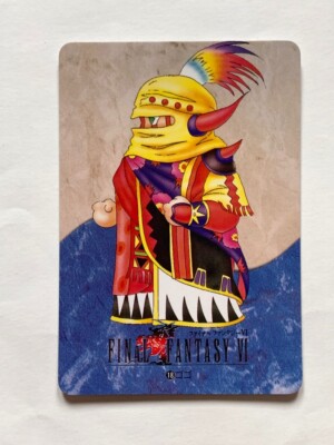 ファイナルファンタジーVI フェスタ '94 入場券　ハガキ 非売品　レア Gogo FINAL FANTASY VI FF6 SQUARE japanese 1995 card Bandai No.18