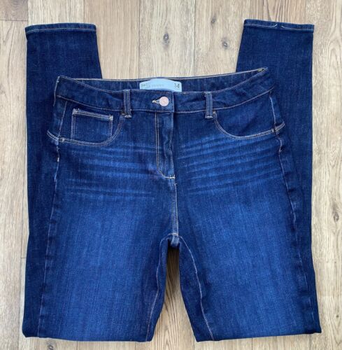 Ladies size 14 L NEXT 360 blue jeans jeggings Skinny Waist 32 leg 31 - Picture 1 of 11