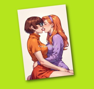 Foto Kühlschrankmagnet Velma Daphne Scooby Doo Illustrierte Fantasy Kunst 3535 B