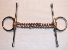 BIT, TWISTED MOUTHPIECE STAINLESS, Makers Mark, approx. 5" x 6" , all metals