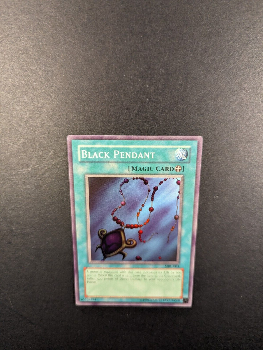black pendant yugioh card Yu-Gi-Oh! Millennium Ring Pendant Chrome