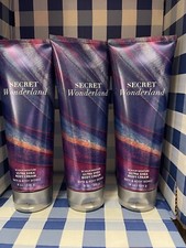 3X BATH BODY Works Secret Wonderland 24 HOUR MOISTURE SHEA BODY CREAM 8oz New