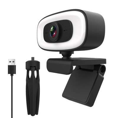 Webcam 4K1080P Mini Camera 2KFull HD Webcam with Microphone 15-30fps USB Web Cam