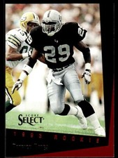 1993 Select #182 Patrick Bates Los Angeles Raiders Rookie Football Card. rookie card picture