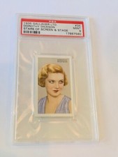 Gallaher Cigarette Tobacco Card 1935 Stars Screen Stage PSA 9 Dorothy Dickson 34