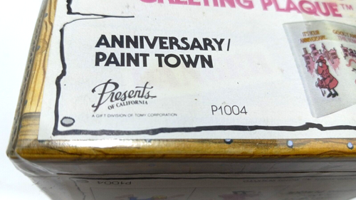 La pantera rosa~targa di saluto~1984~Regali della California~Made in Japan~p1004 - Foto 12 di 16
