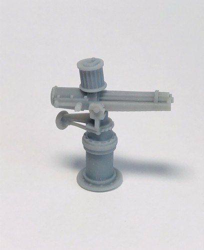 2 x Victorian Naval Gatling Gun, Plastic Resin Kit unpainted (1/56) 28mm scale - Picture 5 of 10