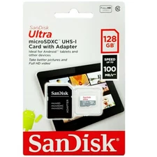 Sandisk Micro SD Ultra 128GB Memory 128G CardSDHC TF Class 10 Smartphones/Tablet