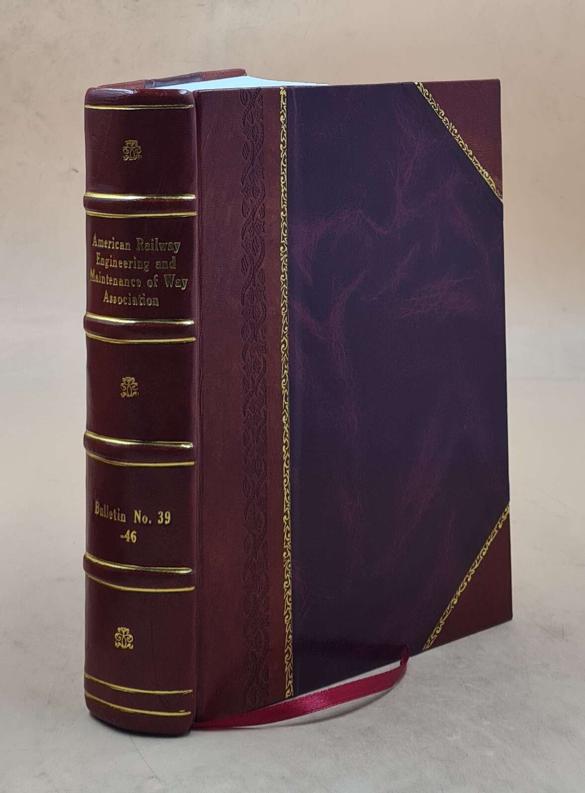 Bulletin / American Railway Engineering And Maintenance Of Way A [Leather Bound]