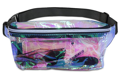 clear neon fanny pack