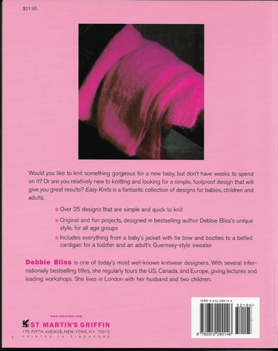 Rivista per maglieria Debbie Bliss Easy Knits| NUOVA, neonati, bambini e adulti - Foto 2 di 2