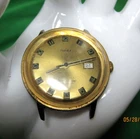 Vintage 1974 Timex Viscount Men Self Wind Watch Rare Index RUNNING !!!