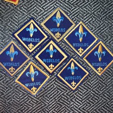 Boy Scout BSA Webelos Rank Cub Scout Uniform Patch - See description