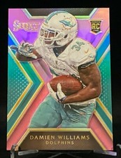 2014 Select Prizm Fuchsia Rookie #148 Damien Williams Miami Dolphins /199
