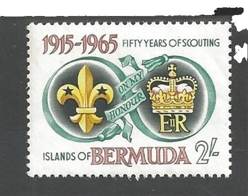 Bermudian Boy Scouts Postal Stamps