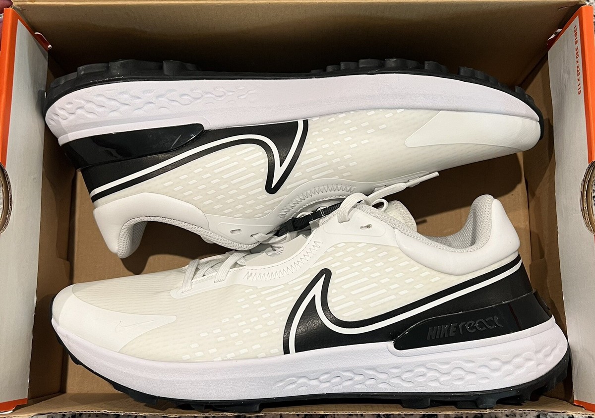 Men's Size 11.5 Nike Infinity Pro 2 Spikeless Golf Shoes White