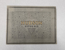 1922 Hudson Super Six Sales Catalog