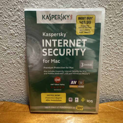 Kaspersky Internet Security for Mac - zapieczętowany - Zdjęcie 1 z 3