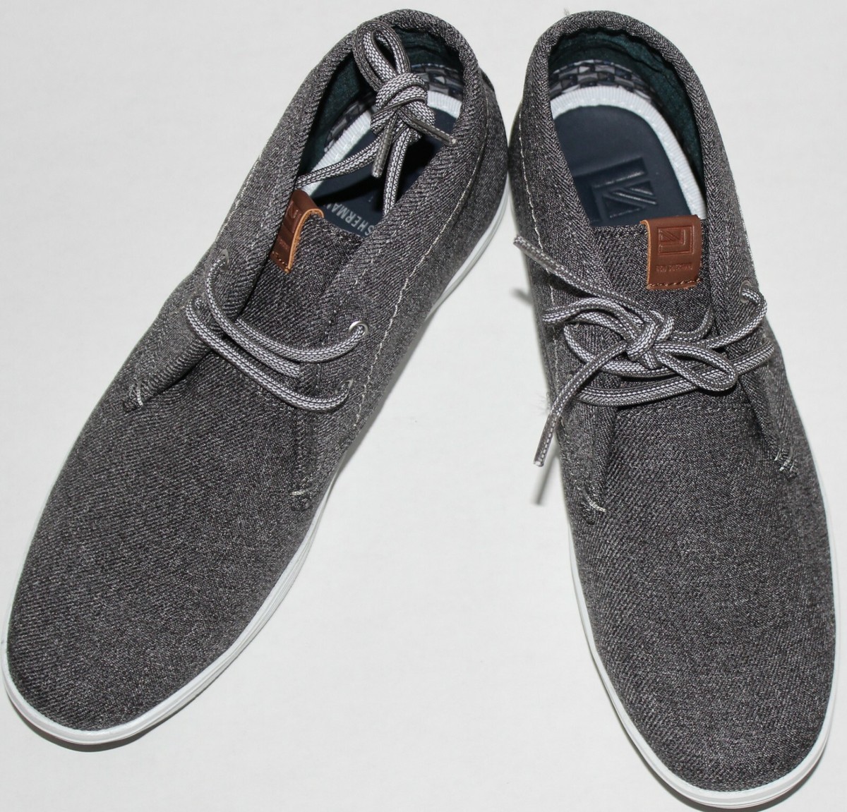 Ben Sherman Size 9.5 M PAYTON Gray Wool New Boots Toms Payton Gray & Cream Canvas Casual | Mercari main image 4