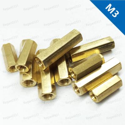 M3 Female Brass Hex Column Standoff Support Spacer Pillar For PCB Board
