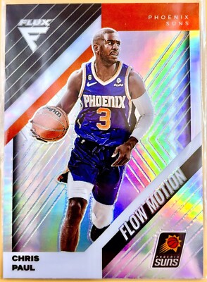 Chris Paul 2022/23 Panini Flux Flow Motion SILVER #7 Suns Spurs Insert HOF SP  