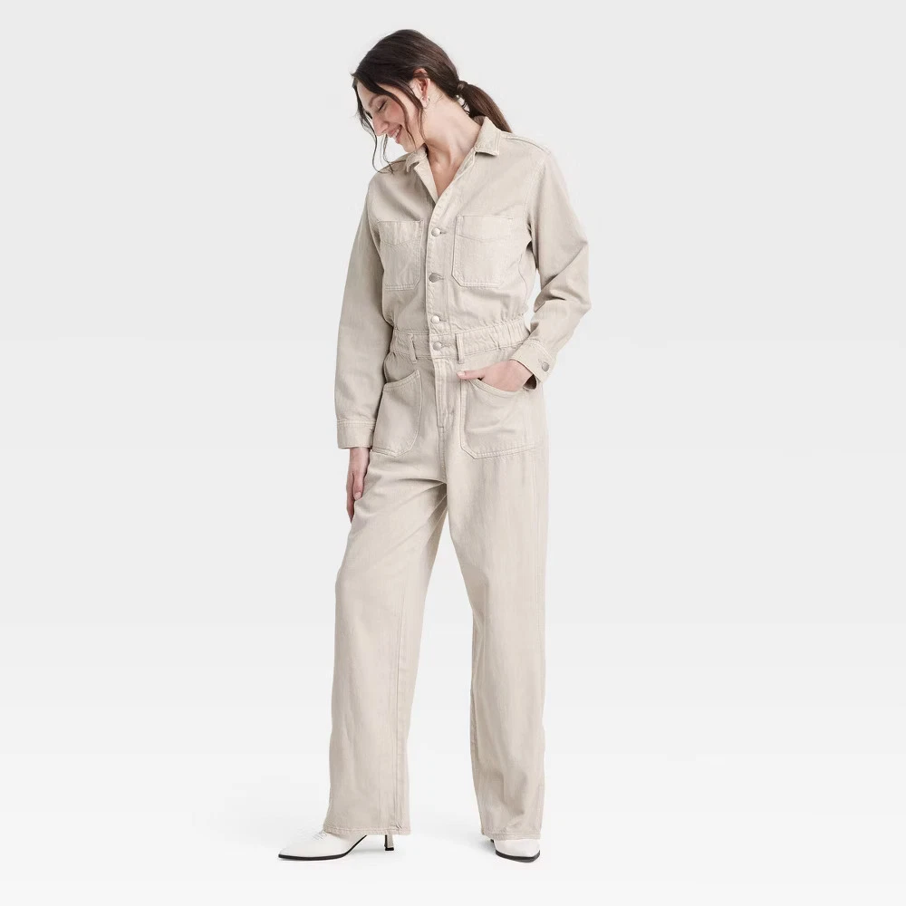 Women's Denim Baggy Jumpsuit - Universal Thread Review