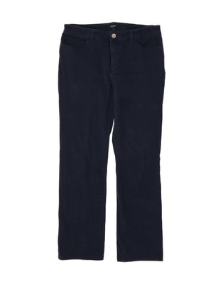 CHAPS Damen Straight Jeans US 8 Medium W32 L28 Marineblau Baumwolle MZ09