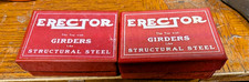 NICE PAIR REPRO  "ERECTOR" A.C. GILBERT ERECTOR SET PART BOX