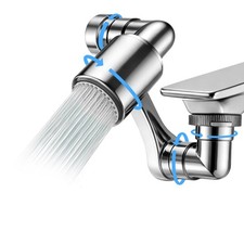 Faucet Extender, 1440 Swivel Aerator with 2 Spray Modes, for Kitchen Bathroom...