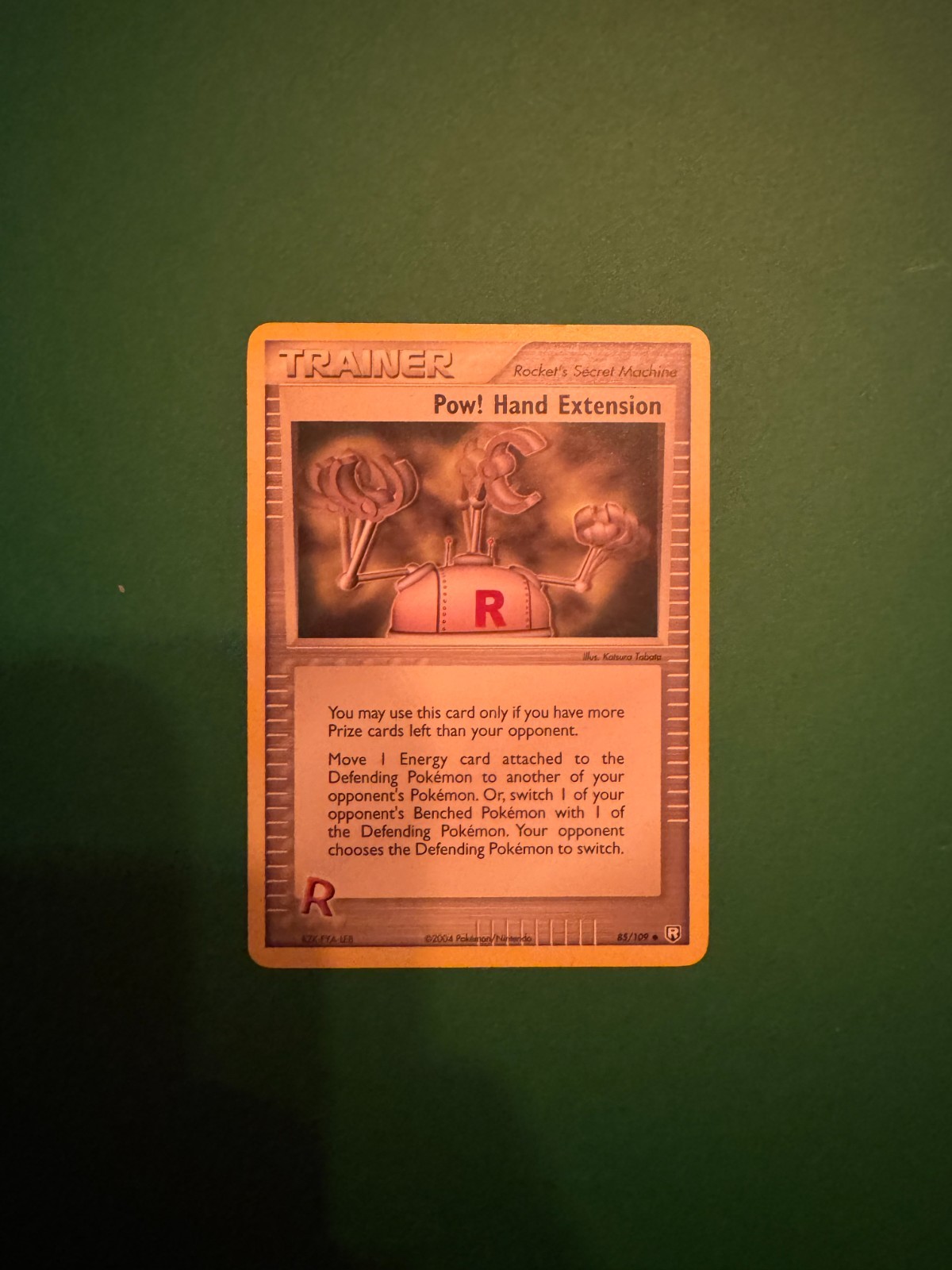 Pow! Hand Extension 85/109 Team Rocket Returns Regular Pokemon Card NM