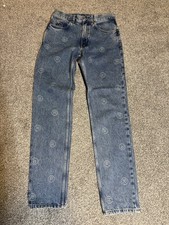 Martine Rose Logo Blue Jeans Straight Fit Small - Approx 29”W 31”L  AUTHENTIC