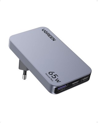 UGREEN Nexode Pro 65W USB C Ladegerät Slim mit EU/US/UK Stecker GaN USB-C - Neu