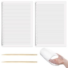 2 Pack Straight Line Stencil Templates Journaling Envelope Addressing Lettering