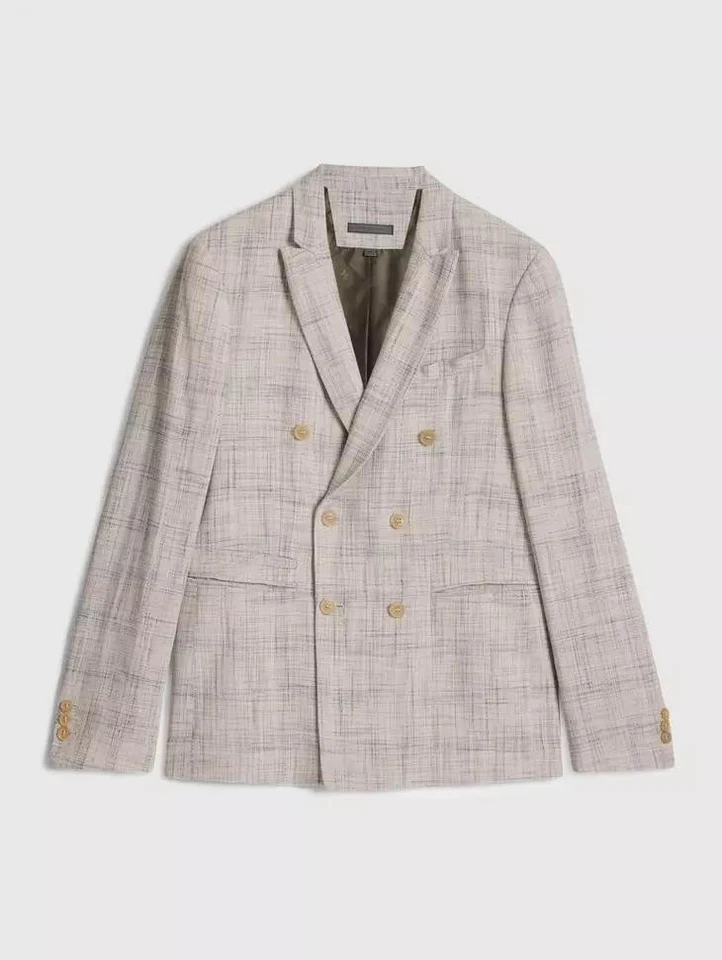 John Varvatos Men's Namo Anderson Double Breasted Suit 56 R - 46 R New $2050 - Image 2 of 4