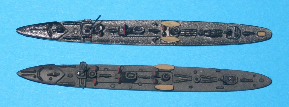 SMS 2x Zerstörer B 97, Navis 61, Metall, 1:1250, beide Modelle unterschiedlich - Bild 2 von 2