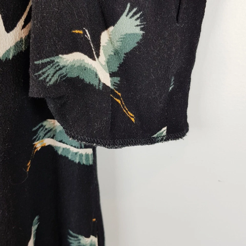 KAREN WALKER Hi There | Womens Bird Patterned Dress  [ Size AU 12 ] - image 3 of 4