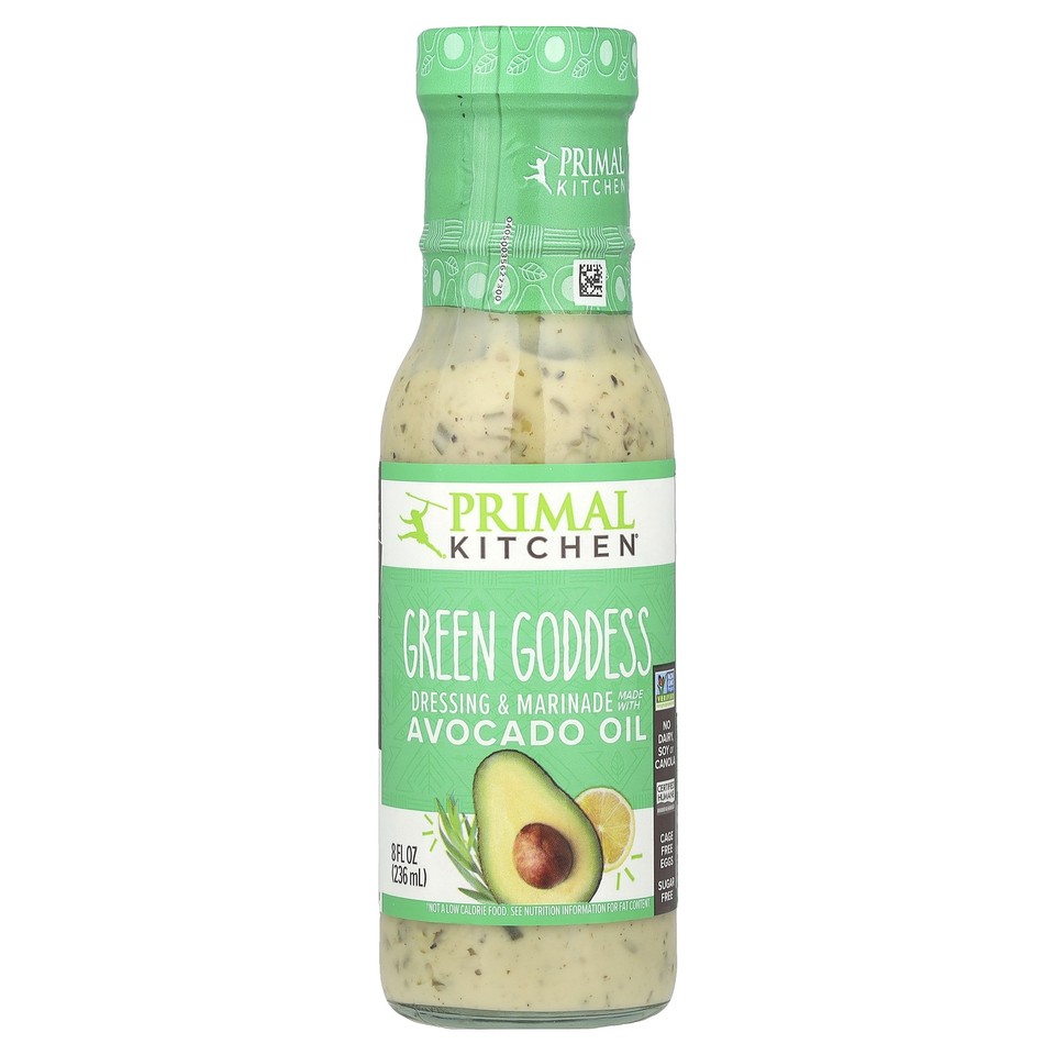 Dressing & Marinade Made With Avocado Oil, Green Goddess, 8 fl oz (236 ml)