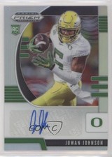 2020 Panini Prizm Draft Picks Rookies Silver Juwan Johnson #204 Auto 04f6