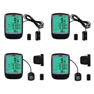 Backlits Display Cycling Computer For Night Visibilities Clear Data Reading