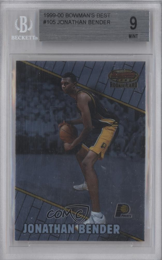 1999-00 Bowman's Best Jonathan Bender #105 Rookie RC 0q3