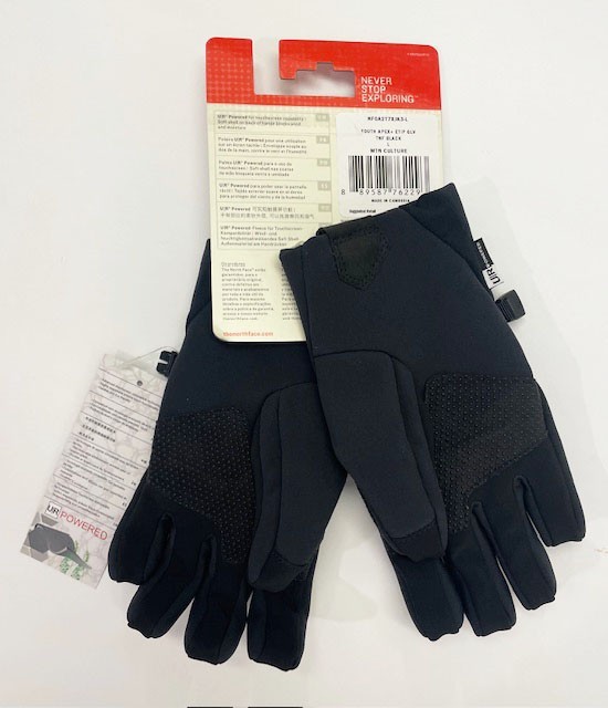 The North Face Unisex Boy Girl Youth Apex+ Etip Glove - Black - M