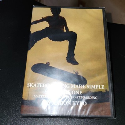 SKATEBOARDING Made Simple by Aaron Kyro Vol 1 DVD Master the Basics/Sealed, New