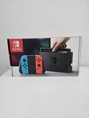 Nintendo Switch Konsole HAC-001 Unpatched V1 Boxed Komplett Rot Blau Joy-Con
